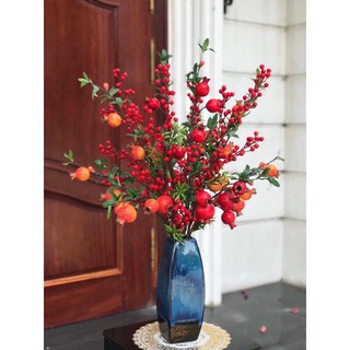 Lọ Hoa Bình Bông Dáng Vuông Vát