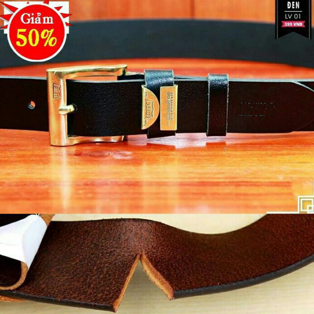 Thắt Lưng, Dây Nịt Nam Da Bò Đầu Đồng Đúc Nguyên Khối Bảo hành 3 Năm