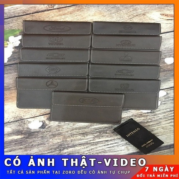 VÍ (BÓP) Đựng Giấy Tờ Đăng Kiểm Cao Cấp Có LOGO Xe Ô Tô Các Hãng SIÊU BỀN ĐẸP