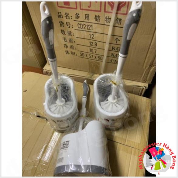 Cọ vệ sinh kèm ống cắm rất gọn gàng cao cấp nhập khẩu