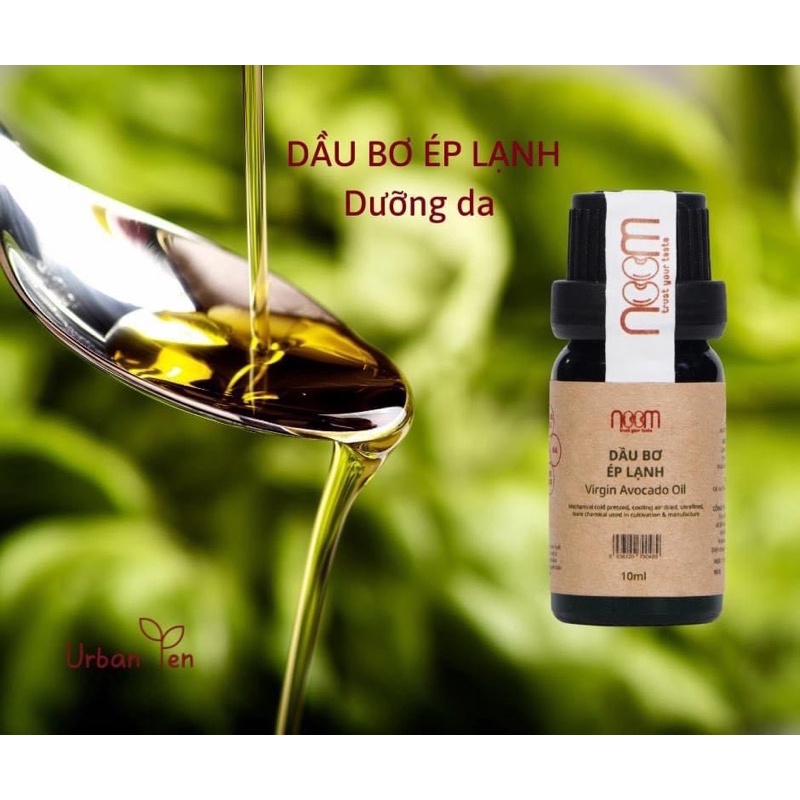 Dầu bơ ép lạnh Noom 10ml dưỡng da mịn đẹp, giảm lão hóa, giảm nhăn và thâm vùng mắt
