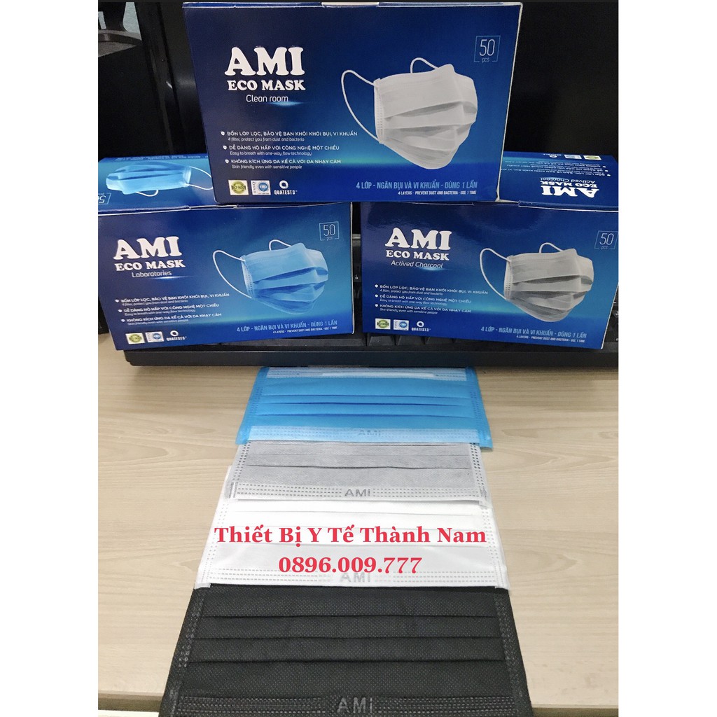 KHẨU TRANG Y TẾ 4 LỚP AMI