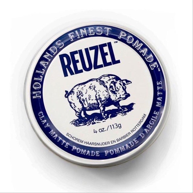 Sáp Vuốt Tóc Reuzel Clay Matte Pomade