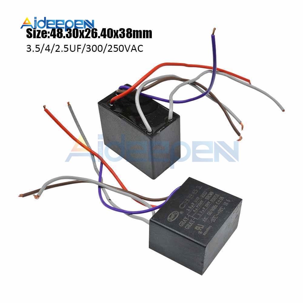 Tụ Điện 5 Dây Cbb61 250v / 300v / 400v / 450v500v / 550v / 600v 1uf ~ 6uf | BigBuy360 - bigbuy360.vn