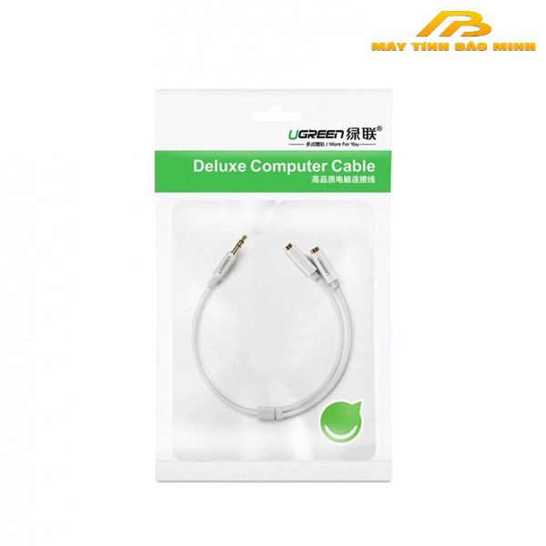 Dây Chia Loa 3.5mm Từ 1 ra 2 Ugreen 10739 - Hàng Chính Hãng