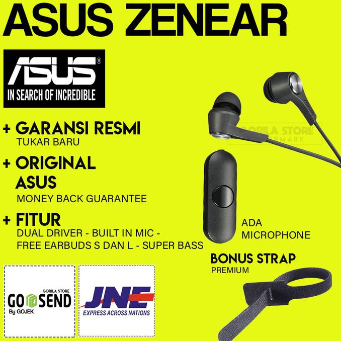 Đen Tai Nghe Nhét Tai Asus Zenear Zenfone Chính Hãng