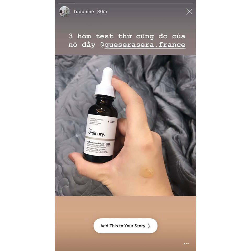 Serum mắt The Ordinary Caffeine 5% + EGCG