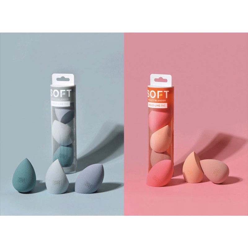 Set Mút Trang Điểm HOLD LIVE Beauty Blender