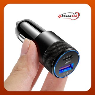 Tẩu sạc xe hoi, tẩu sạc nhanh, cáp sạc, dây sạc xe oto chia cổng nhanh gọn - SEVEN.CAR
