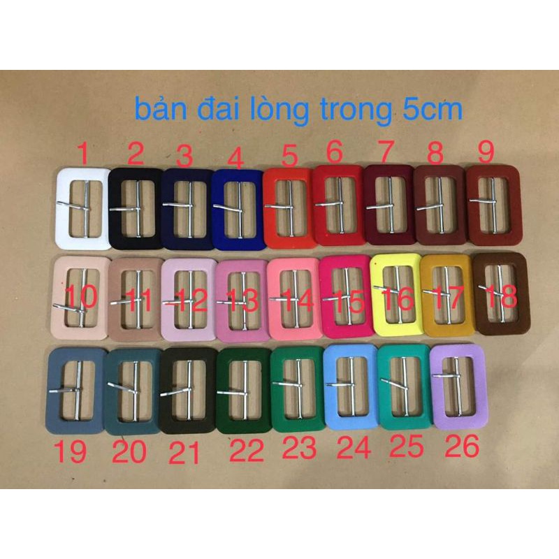mặt khoá dây lưng bọc vải ( mặt đai )