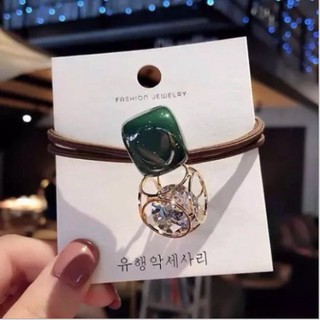 Dây buộc tóc dây chun cột tóc đính đá dễ thương kep.vn