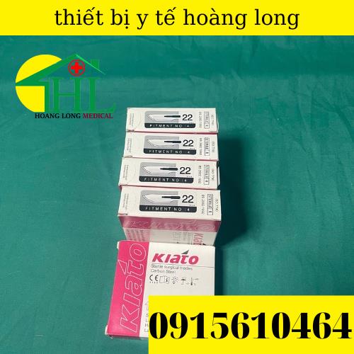 Lưỡi dao mổ kiato số 22 hộp 100 cái