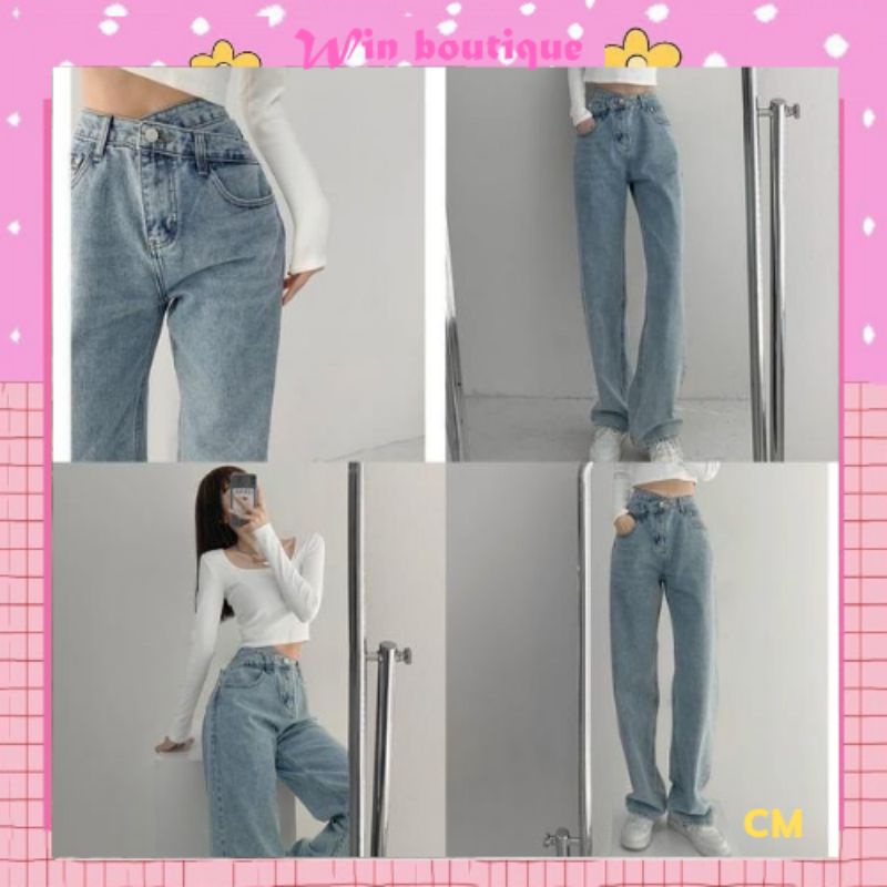 Chân váy ngắn, chân váy jeans chữ A tia sét win boutique