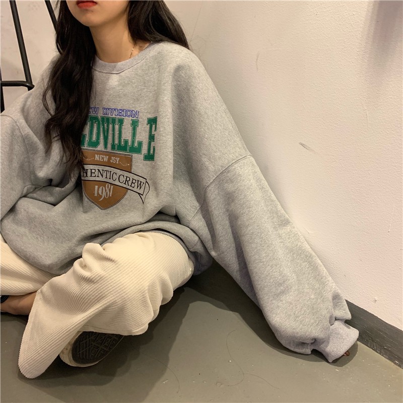 [Áo hoodie nữ] Áo hoodie nữ form rộng, áo hoodie unisex dài trơn vải nỉ quảng châu BST unisex ullzang 2021