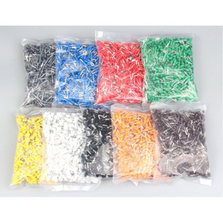 1000 đầu cos kim rỗng - cos pin đấu dây điện e0508, e7508, e1008, e1508, e2508, e4009, e6012