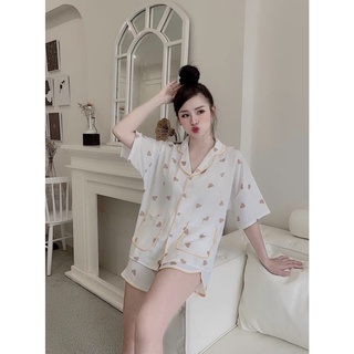 Đầm Ngủ, Đầm Lụa Dây Phối Nơ Chất Lụa Dễ Thương - Dáng Chữ A