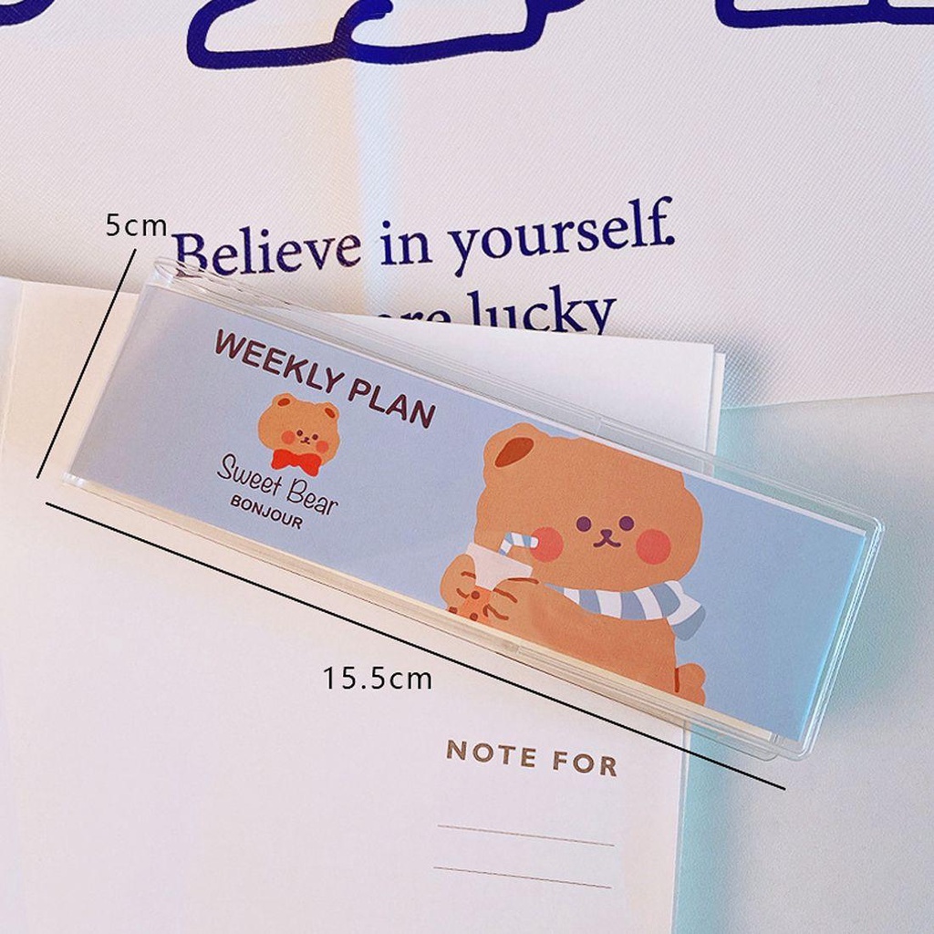 Sổ Kế Hoạch Hàng Tuần Họa Tiết Hoạt Hình Dễ Thương Dùng Làm Quà Tặng Cho Bé / Văn Phòng