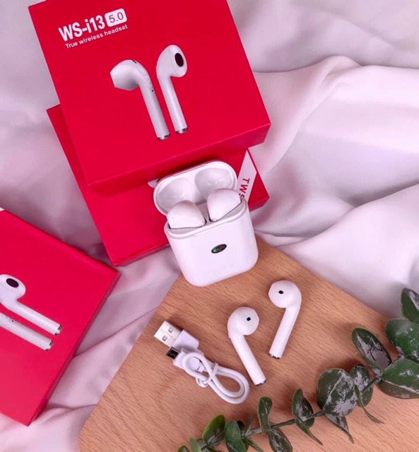 Tay nghe Airpods i7s không dây + Tặng kèm Cáp sạc dù chính hãng | BigBuy360 - bigbuy360.vn