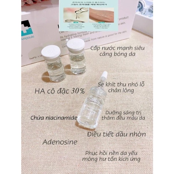 Tinh Chất HA Cô Đặc Siêu Dưỡng Ẩm Tăng Sinh Collagen Cellformed Hyaluronic Ampoule  ( 7ml*5 lọ )