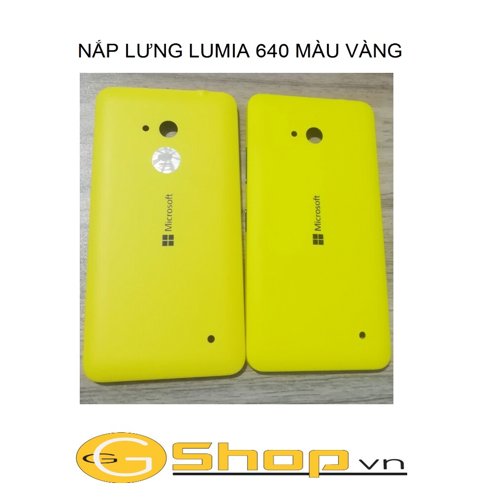 NẮP LƯNG LUMIA 640 MÀU VÀNG