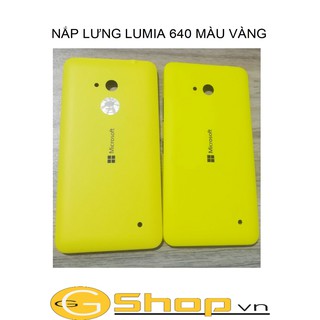 NẮP LƯNG LUMIA 640 MÀU VÀNG