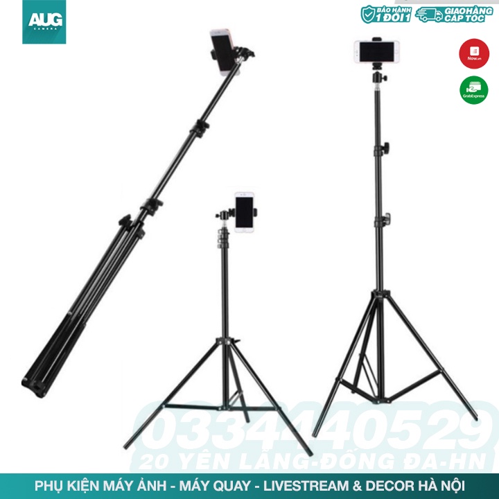 Gậy livestream, quay tiktok, Tripod cho điện thoại, quay video, giá đỡ chụp ảnh - AUG Camera &amp; Decor Hà Nội