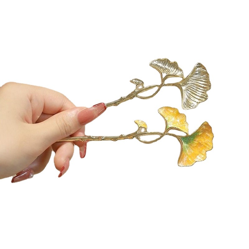 Trâm Cài Tóc Hình Lá Phong Cách Dân Tộc Cho Nữ 2022