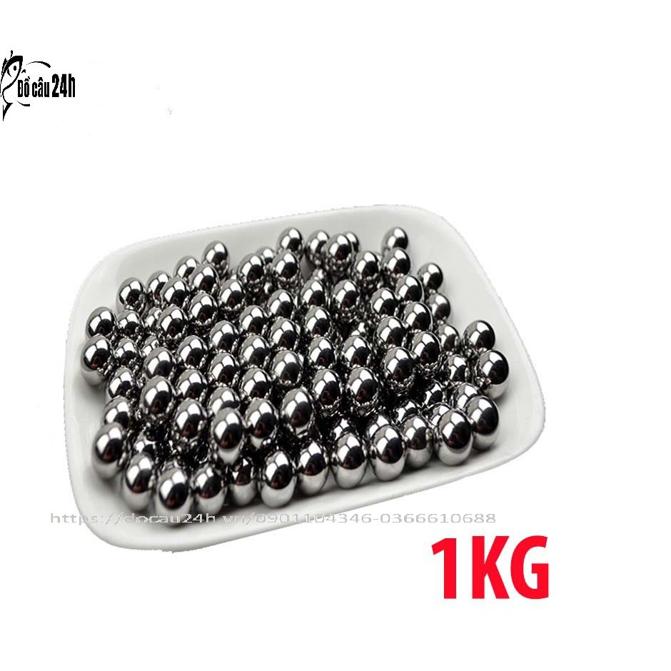 Siêu Khuyến Mãi 1 kg Bi Sắt 6mm, 7mm, 8mm - Đồ câu 24h