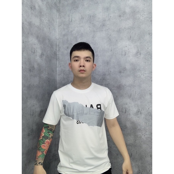 Áo Thun Nam in hoạ tiết chữ - Áo Phông Tay ngắn mùa hè chất thun cotton co giản 4 chiều hình in ép nhiệt