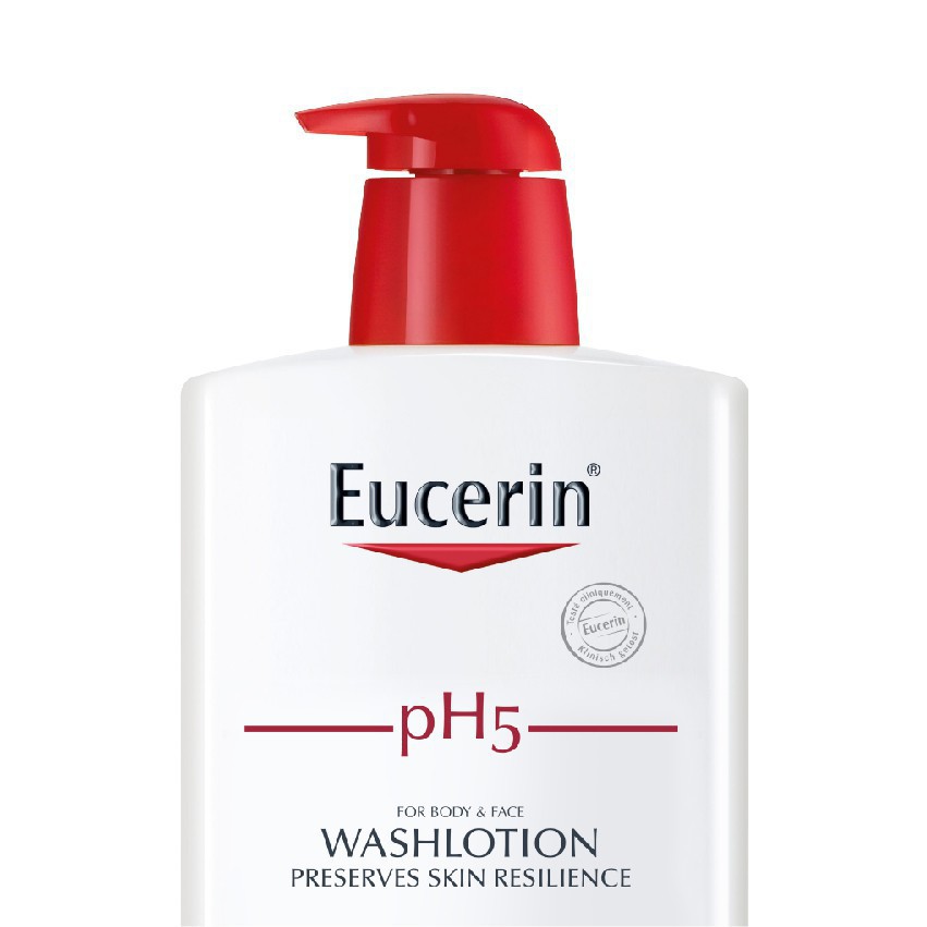 Sữa tắm làm sạch da cho cơ thể nhạy cảm Eucerin pH5 for Body & Face Washlotion 1000ml - 63075