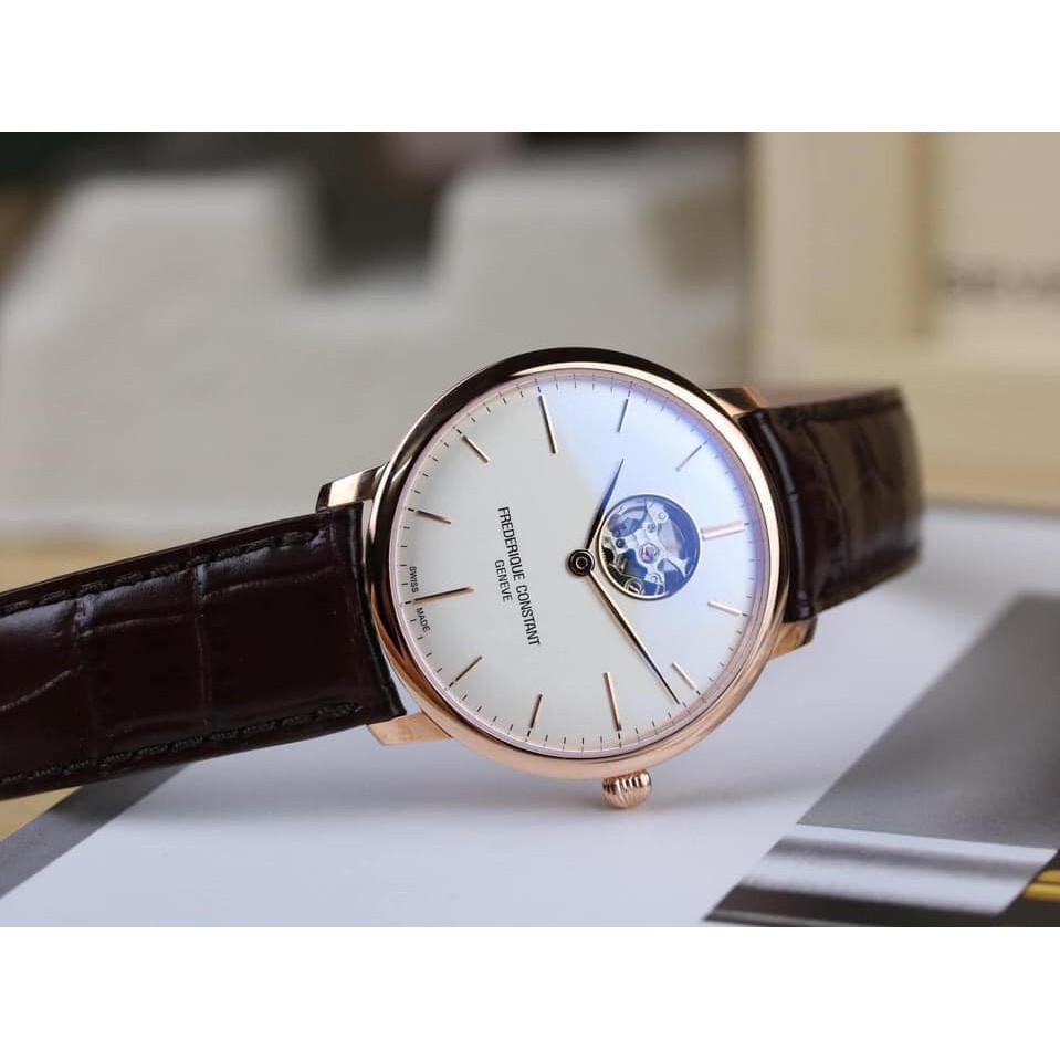 Đồng hồ nam chính hãng Frederique Constant Slimline Automatic  Model : FC-312V4S4 - Máy cơ tự động - Kính Sapphire