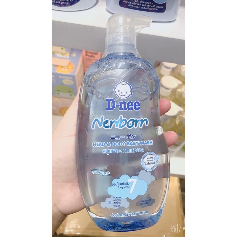 [HCM] Sữa tắm gội toàn thân cho bé Dnee 380ml (Thái Lan)