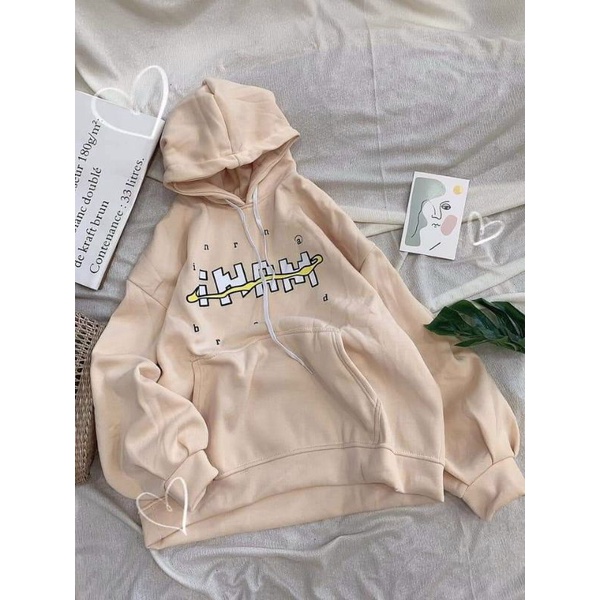 [ Kèm Hình Thật ] Áo Khoác Hoddie In Chữ INAM Phông Unisex Nam Nữ