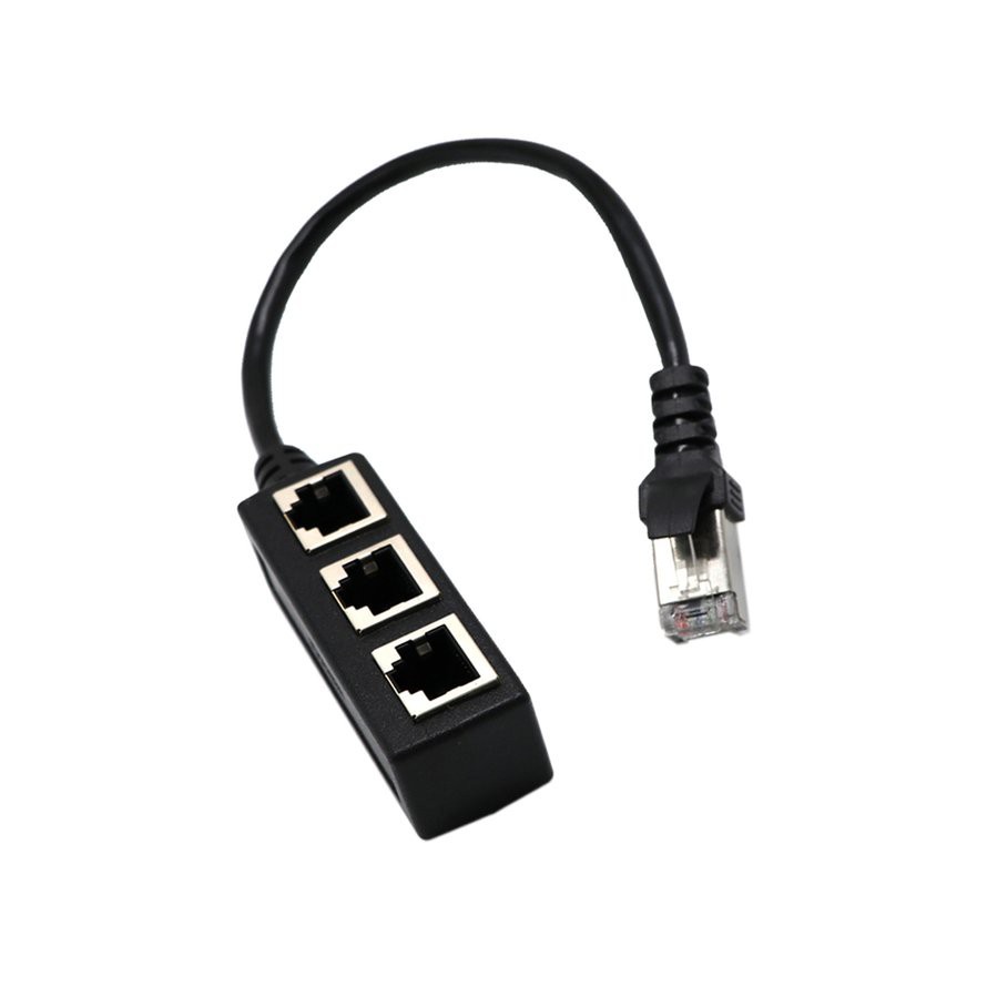 ⚡Dây Cáp Chia Cổng Mạng LAN RJ45 1 Male Sang 2 / 3 Female | BigBuy360 - bigbuy360.vn
