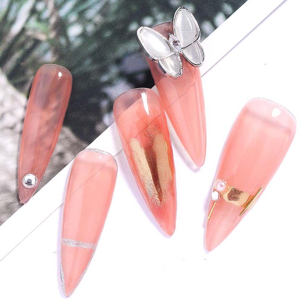 Phụ Kiện Trang Trí Móng Nghệ Thuật Hình Nơ Tua Rua Sang Trọng DIY