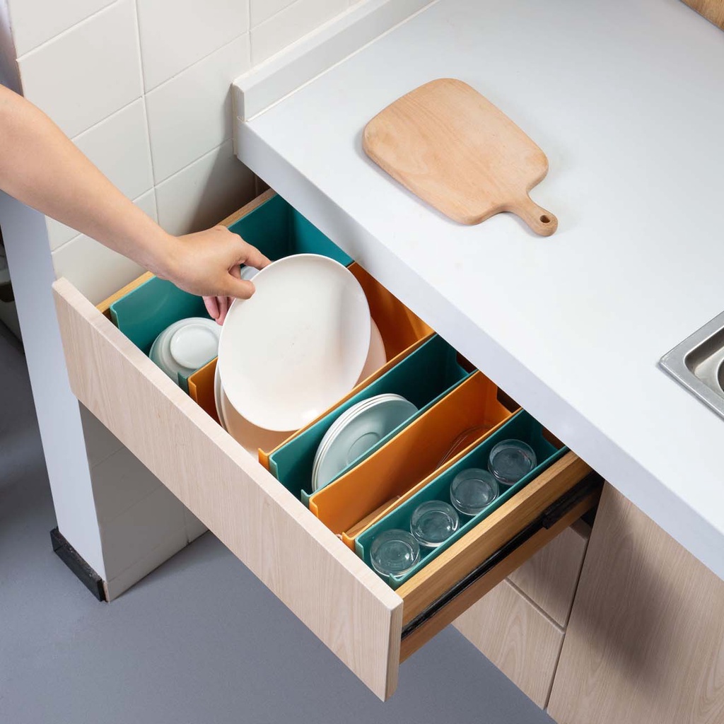 Jujiajia ins Hộp Đựng Đồ Dùng Nhà Bếp Tiết Kiệm Không Gian Góc Phải Bằng PP Dày Dặn Có Thể Xếp Chồng Được Thiết Kế Góc Phả