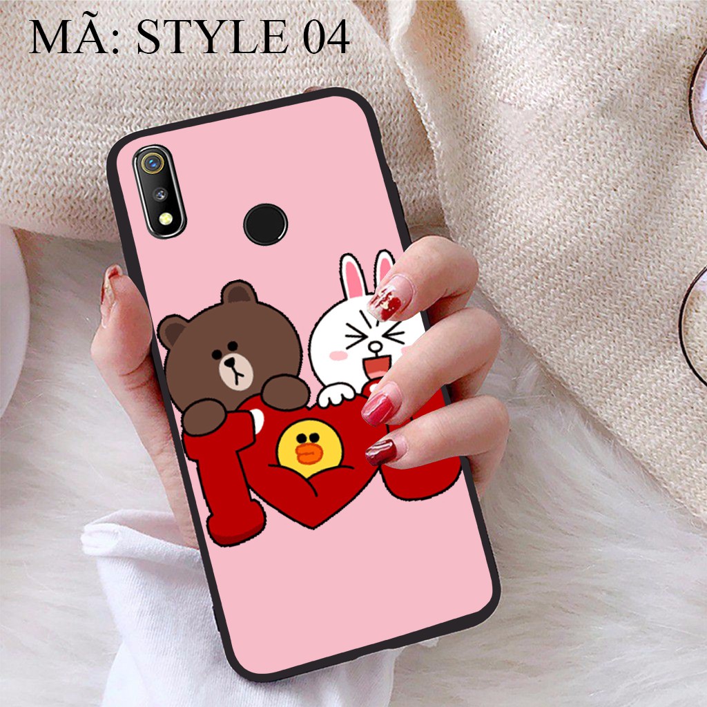 Ốp lưng Realme 3 viền dẻo TPU BST Phong Cách Trẻ Trung