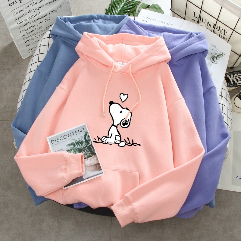 Áo hoodie cún ngồi tim HARI1120