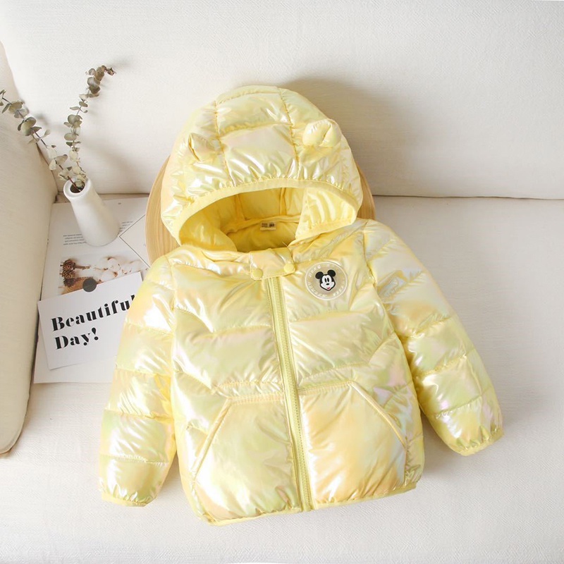 Áo Khoác Phao Hình Chuột mickey Đáng Yêu Cho Bé Akkku