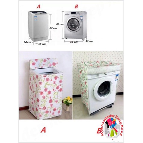 (SIÊU RẺ) Bọc máy giặt cao cấp chống thấm, chống bám bụi ,tháo lắp dễ dàng