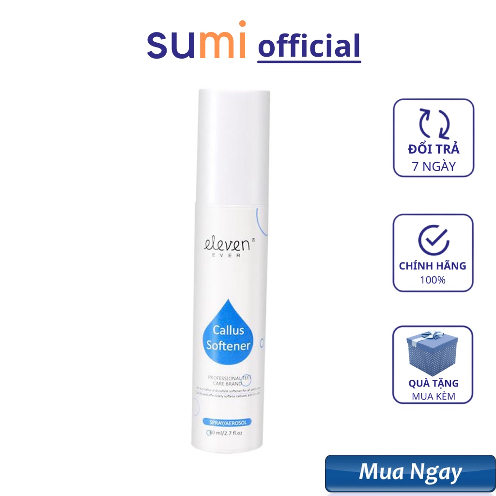 Chai xịt mềm tẩy da chết gót chân chai 80ml