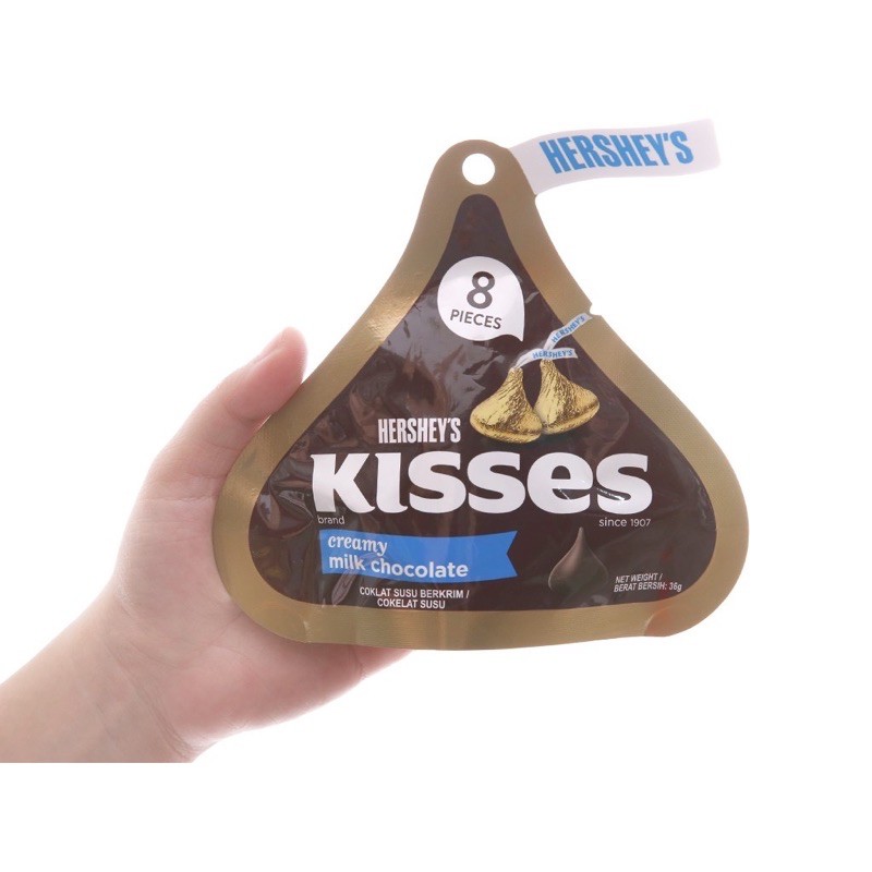 Chocolate sữa HERSHEY’S KISSES gói 36g