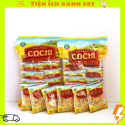 Cơm cháy Cochi vị chà bông thơm ngon giòn rụm 150g (bịch 10 gói)