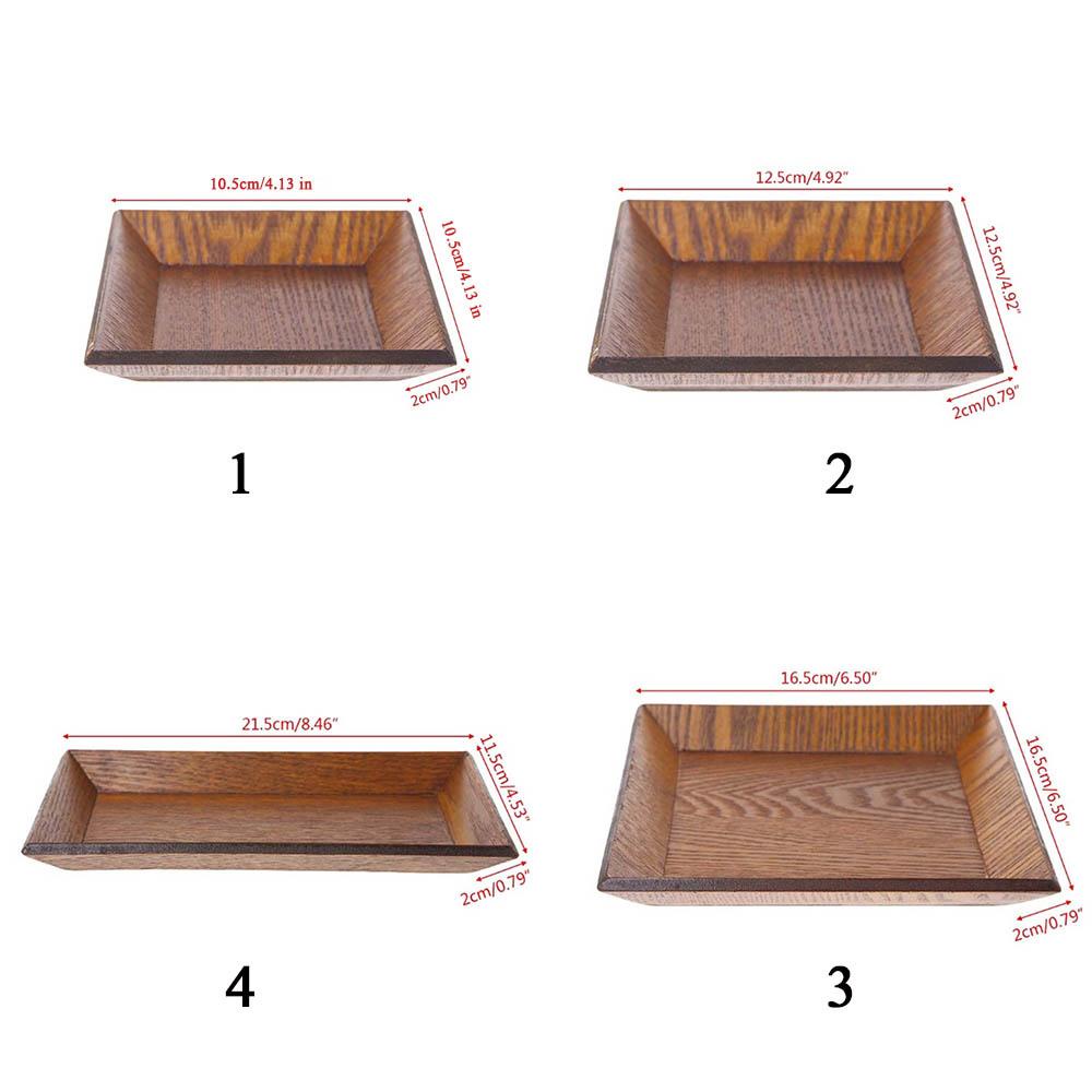 Khay Gỗ Đựng Sushi / Bánh Mì / Trái Cây Tiện Dụng