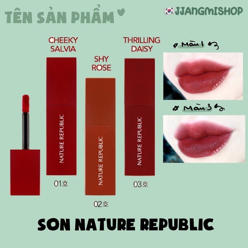 Son Nature Republic By Flower Velvet Dewy Tint 4g