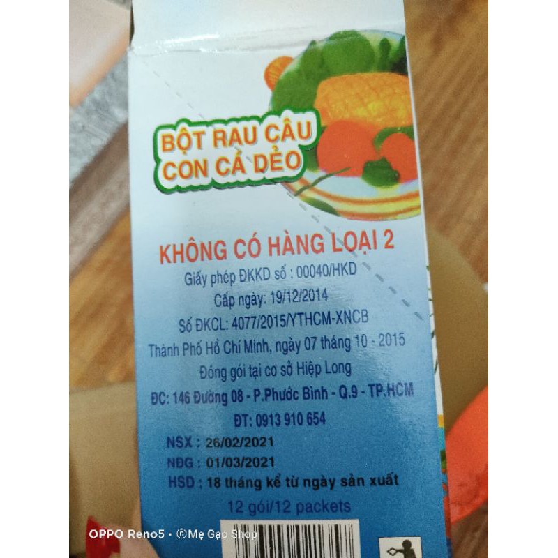 Thạch Rau Câu Con Cá Dẻo Hiệp Long