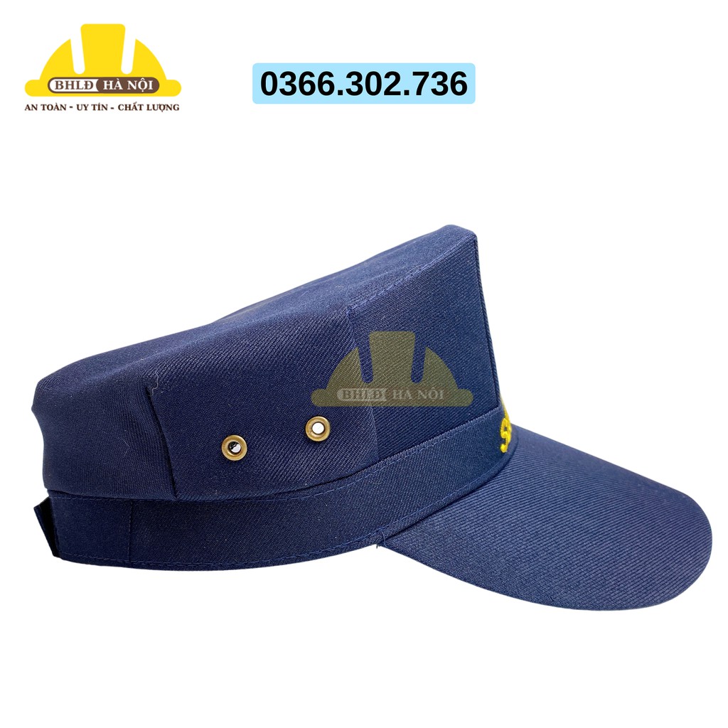 Mũ/nón bảo vệ 3 cạnh thêu sao tùng SECURITY