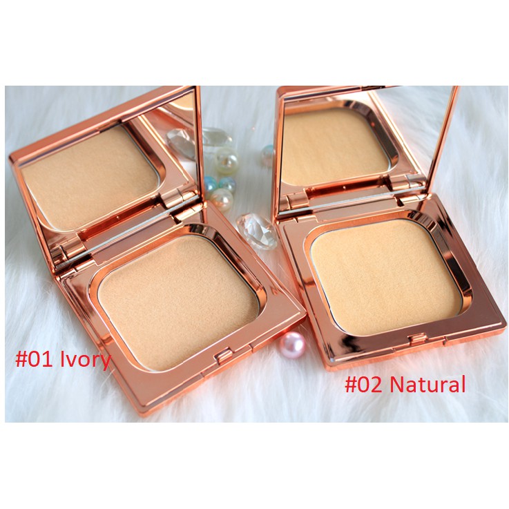 Phấn Nền Kiềm Dầu, Che Khuyết Điểm Dạng Nén WODWOD Glittering Pressed Powder W737 12g Hộp lấp lánh | BigBuy360 - bigbuy360.vn