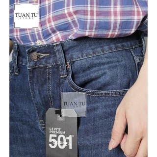 Quần Jeans Levis 501 form suông