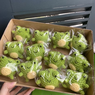 Móc chìa khoá len ếch xanh handmade 🐸🐸🐸 (HÌNH THẬT SHOP TỰ CHỤP) [HÀNG CÓ SẴN]